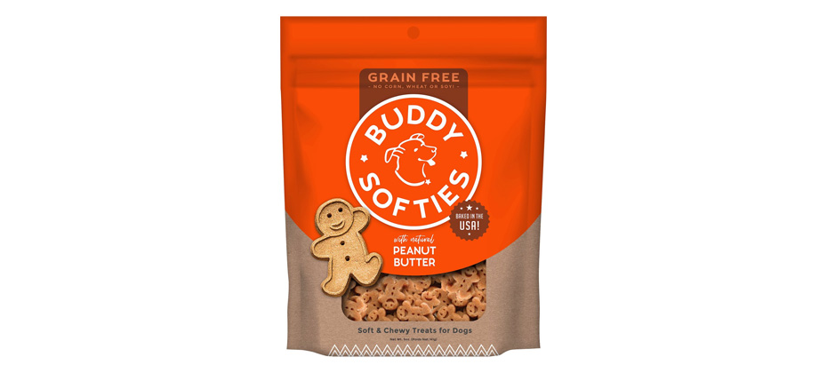 Buddy Biscuits Grain-Free Soft & Chewy with Peanut Butter Dog Treats