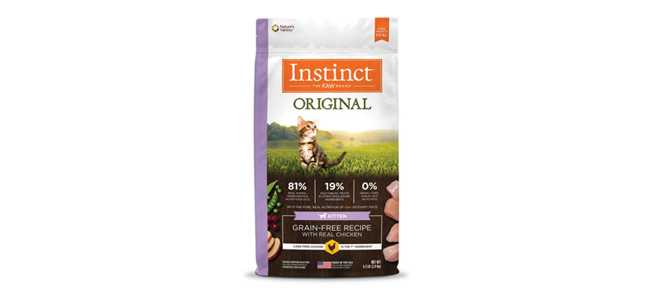 Best for Kittens: Instinct Original Kitten Grain-Free Recipe with Real Chicken