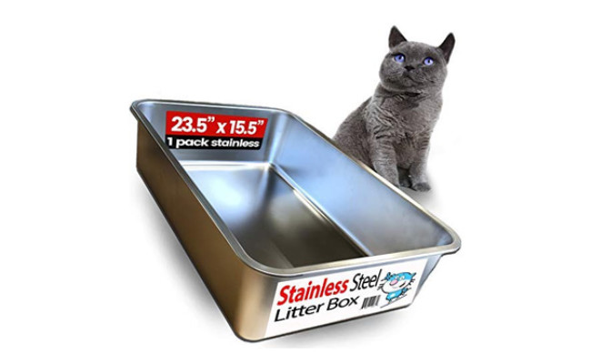 iPrimio Ultimate Stainless Steel Cat Litter Box