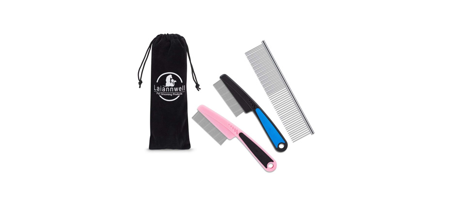 Laiannwell Professional Grooming Comb for Dog