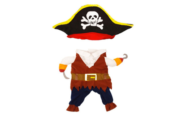 Topsung Cool Caribbean Pirate Pet Halloween Costume