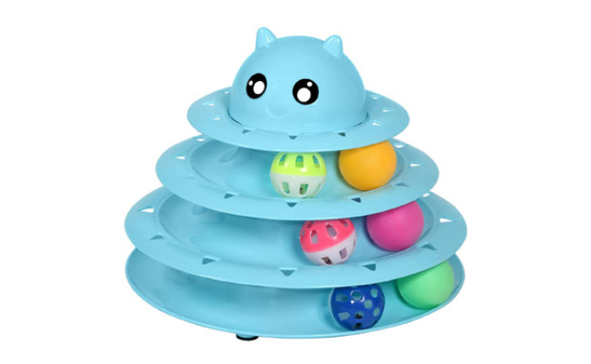 UPSKY Roller 3-Level Turntable Cat Toy